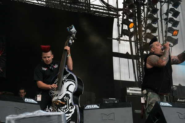 Auch als Außenseiter auf dem Festival ne Bank. – Mad Sin in action