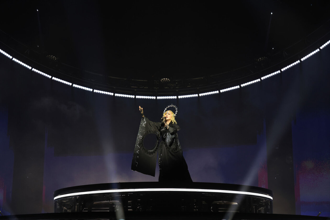 Offizielle Pressefotos: der Opening Night in der Londoner The O2 Arena am 14. Oktober. – Madonna.