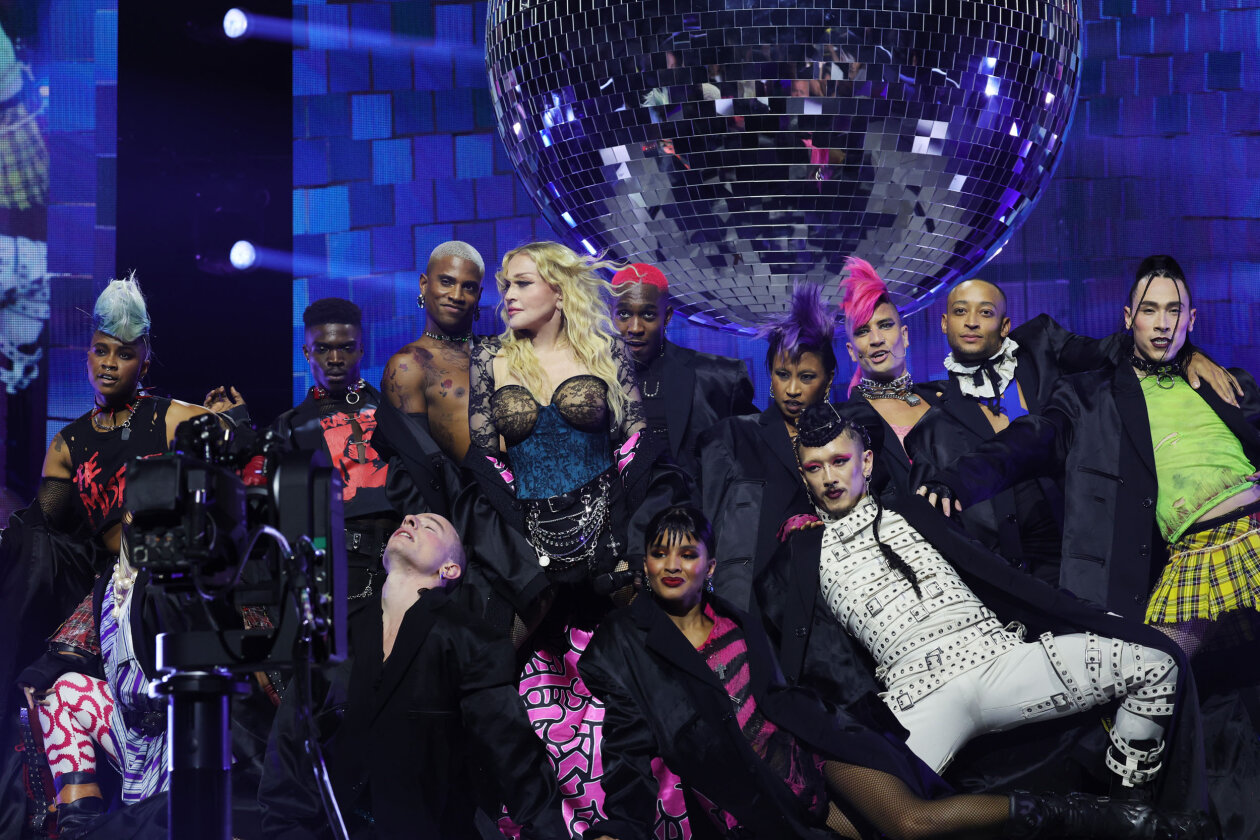 Offizielle Pressefotos: der Opening Night in der Londoner The O2 Arena am 14. Oktober. – Madonna.