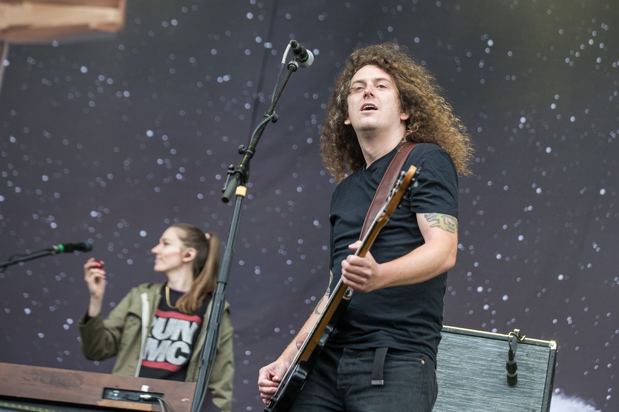 Samstags auf der Green Stage. – Madsen.