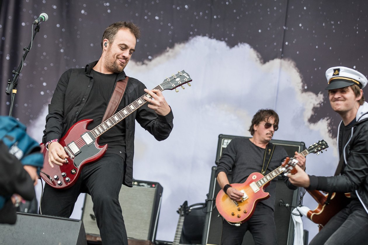 Samstags auf der Green Stage. – Madsen.