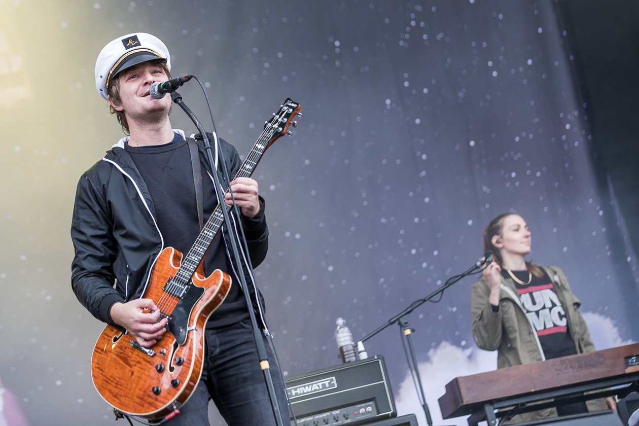Samstags auf der Green Stage. – Madsen.