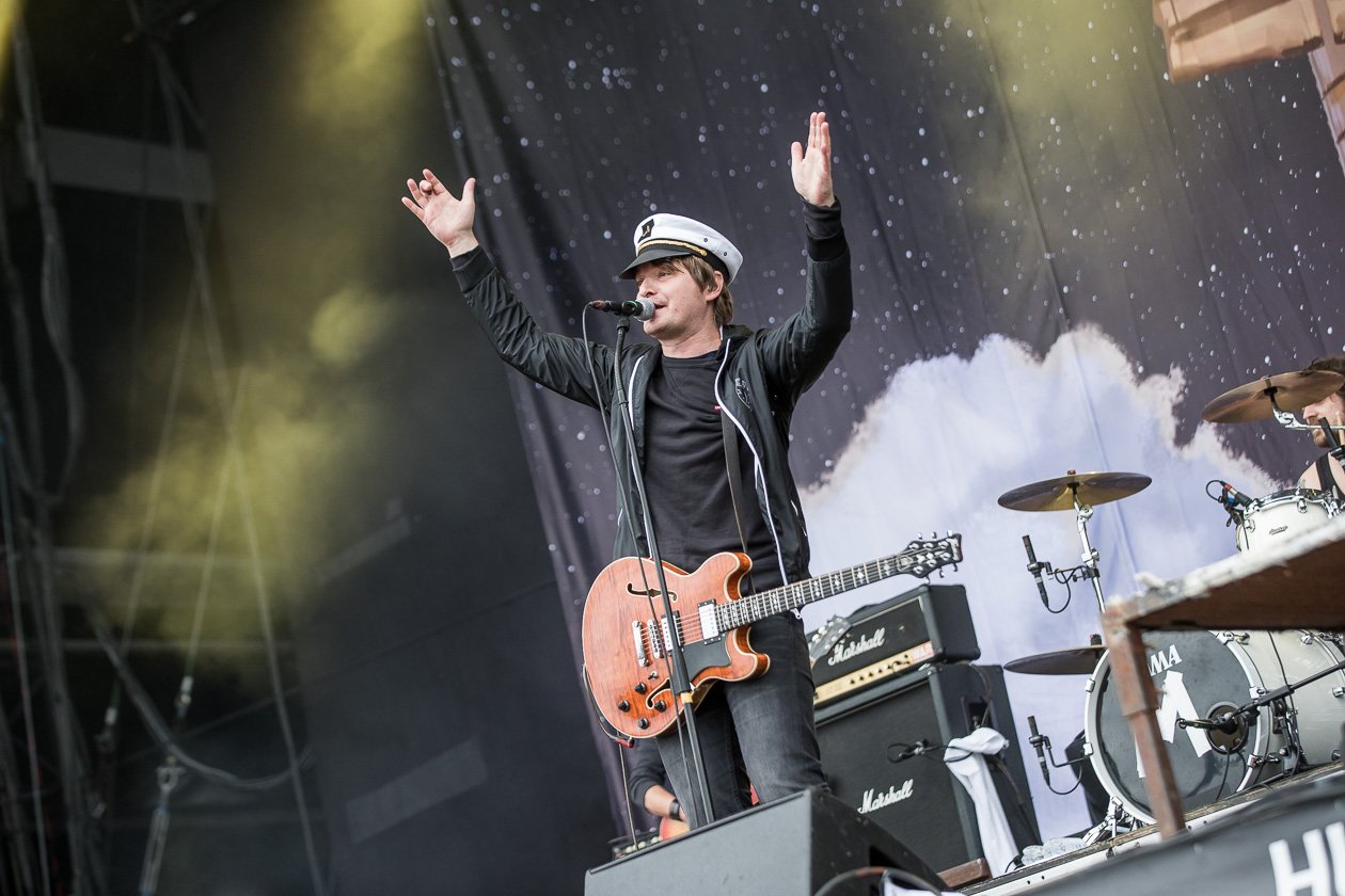 Samstags auf der Green Stage. – Madsen.