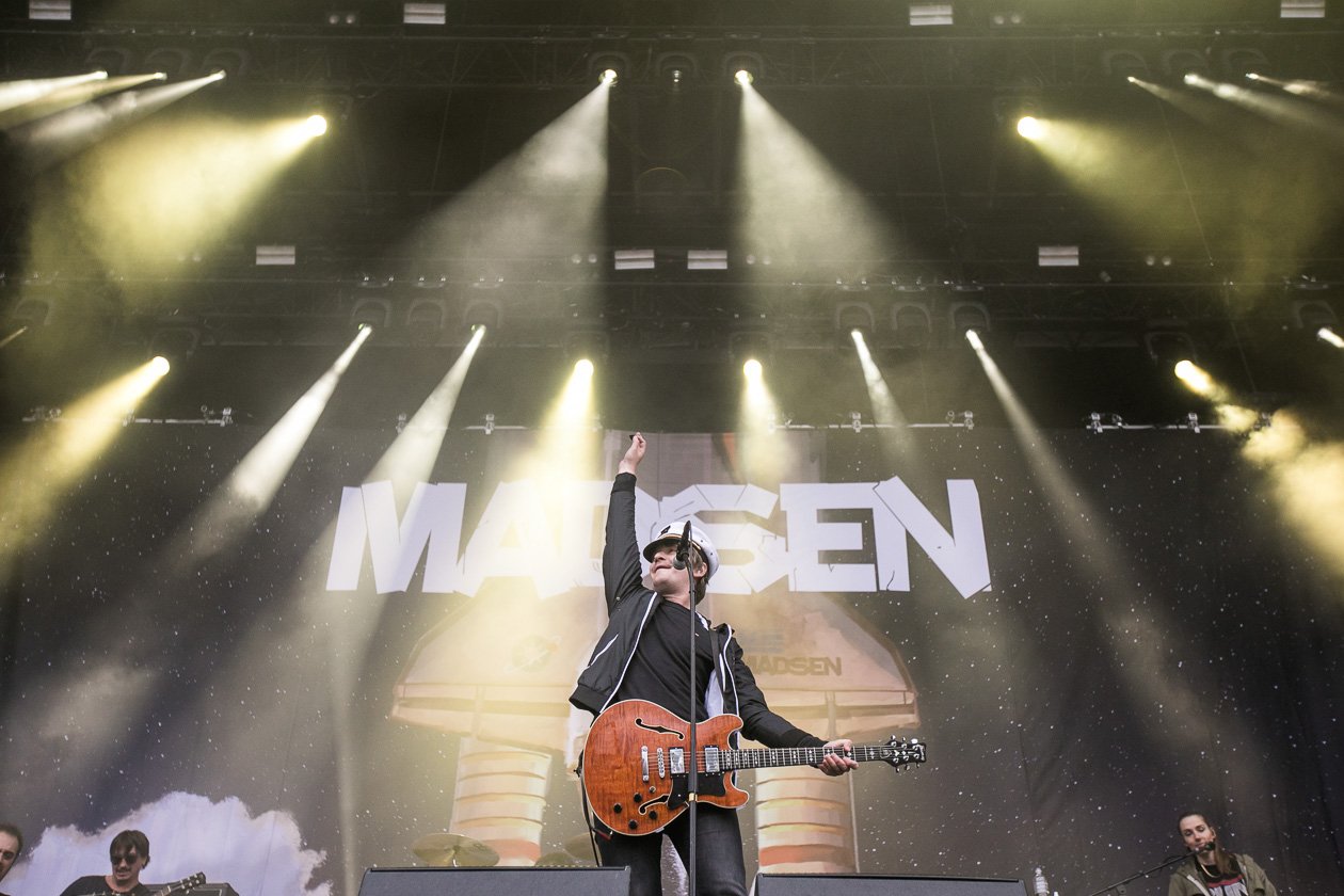 Samstags auf der Green Stage. – Madsen.