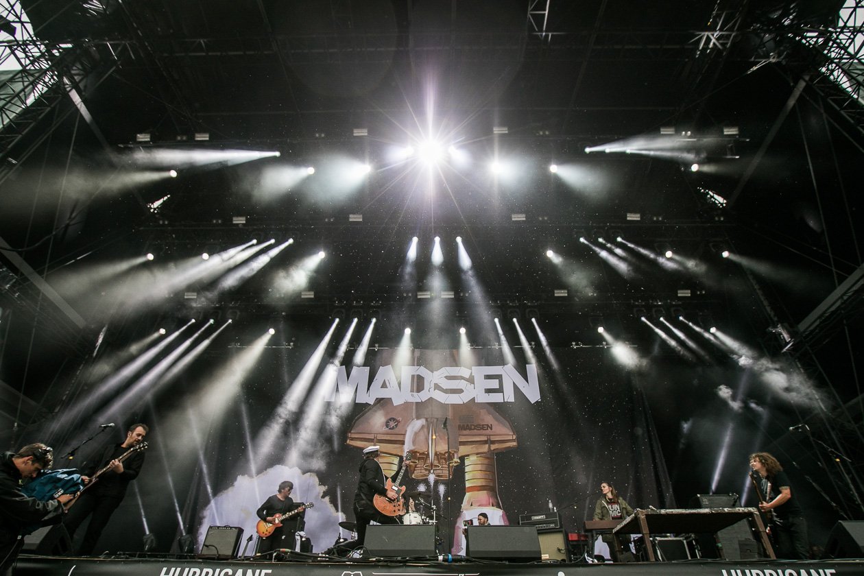 Samstags auf der Green Stage. – Madsen.