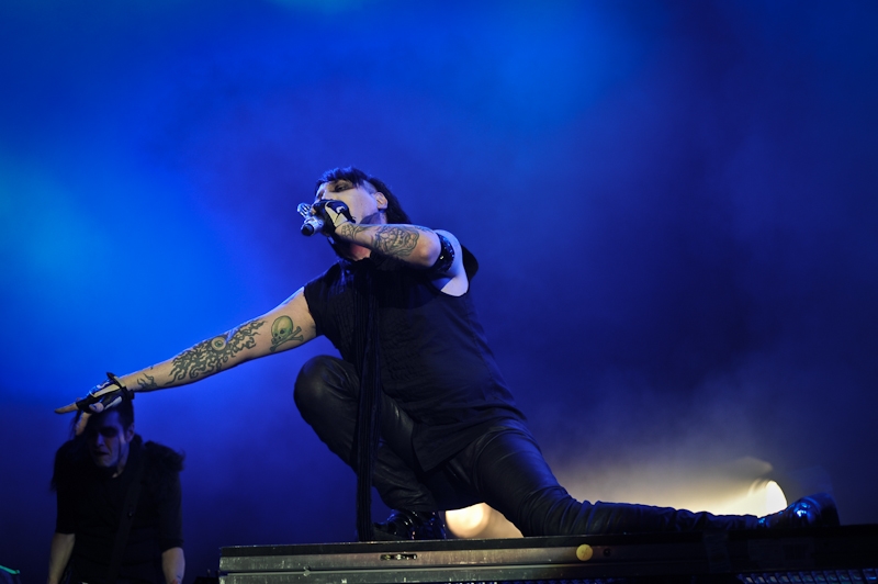 Marilyn Manson – Wenn er kommt, dann als einer der Headliner. – Marilyn on stage.