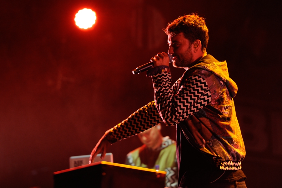 On stage - und Casper schaute auch vorbei. – Marteria ...