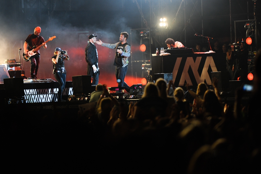 Marteria – On stage - und Casper schaute auch vorbei. – Hello, Casper.