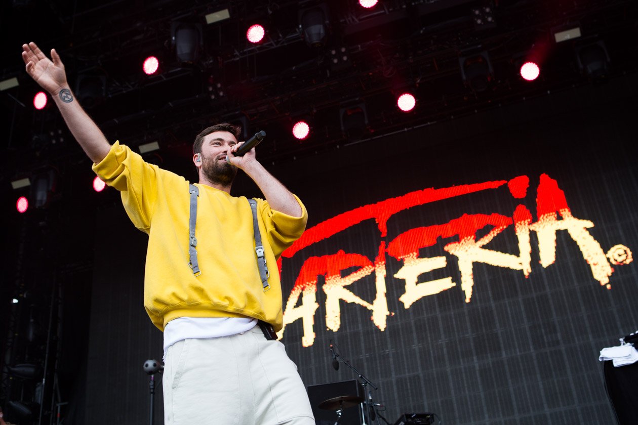 Der Rostocker spielte an einem Tag Rock am Ring UND Rock im Park. – Marteria.