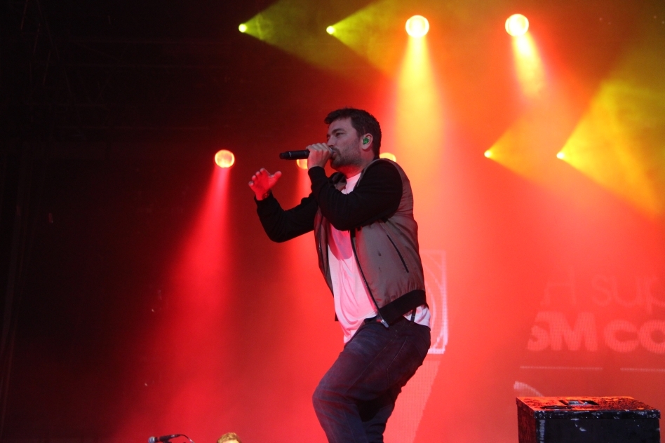 Heimvorteil für den Ex-Hansa-Player. – Marteria.