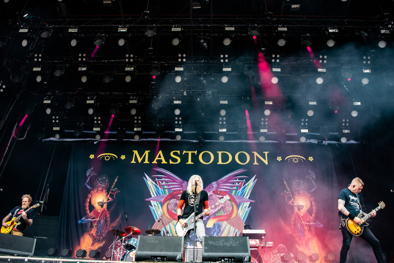 Wo die amerikanischen Prog-Metaller antreten, brennt die Hütte lichterloh. – Mastodon.
