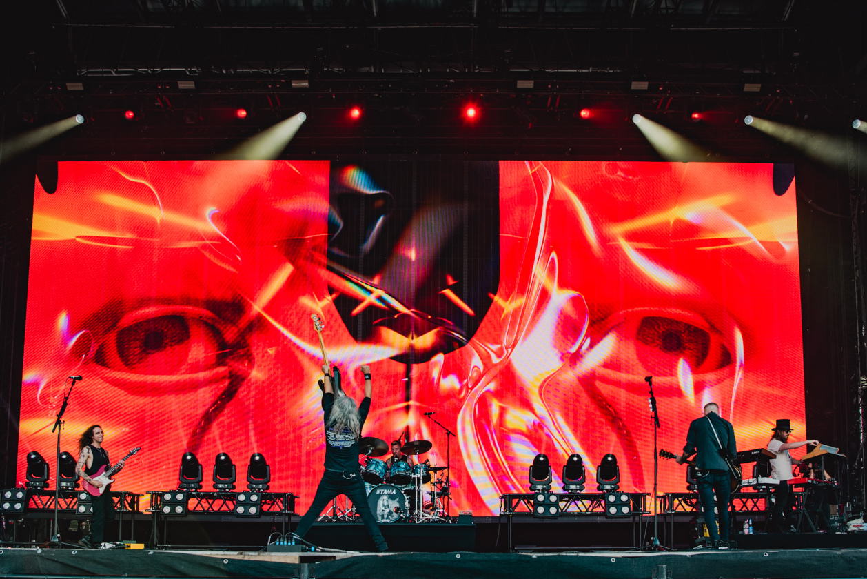 Auf der Faster-Stage am Samstag: Riffgewalt aus Atlanta. – Mastodon.