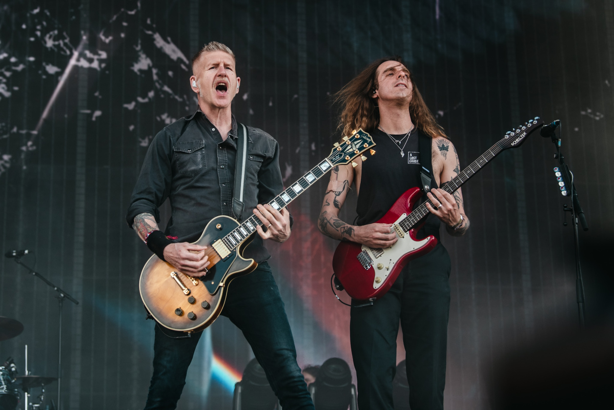 Auf der Faster-Stage am Samstag: Riffgewalt aus Atlanta. – Mastodon.