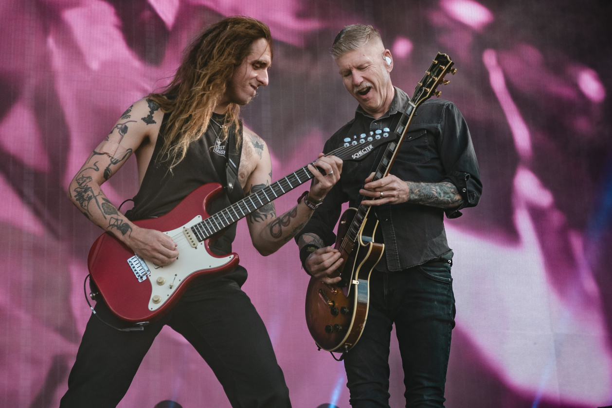 Auf der Faster-Stage am Samstag: Riffgewalt aus Atlanta. – Mastodon.