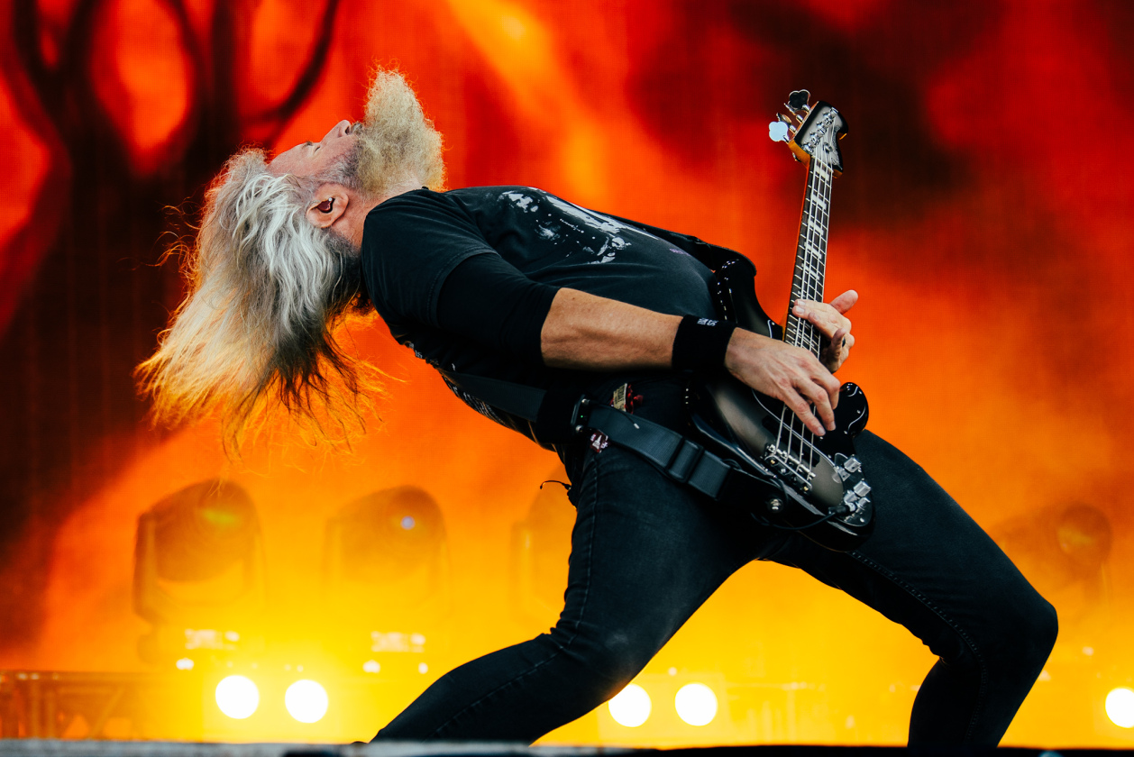 Mastodon – Auf der Faster-Stage am Samstag: Riffgewalt aus Atlanta. – Troy Sanders.