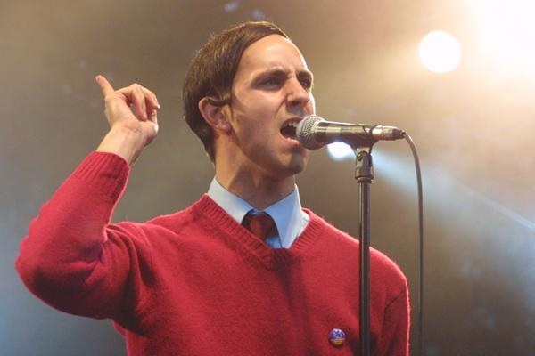Maximo Park – Extra eingeflogen für das Festival im Jugendpark. – 