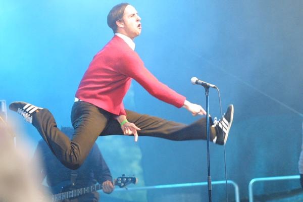 Maximo Park – Extra eingeflogen für das Festival im Jugendpark. – 