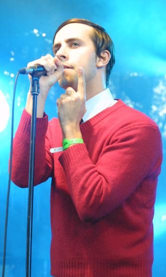 Maximo Park – Extra eingeflogen für das Festival im Jugendpark. – 