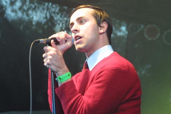 Maximo Park – Extra eingeflogen für das Festival im Jugendpark. – 