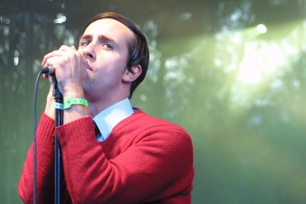 Maximo Park – Extra eingeflogen für das Festival im Jugendpark. – 