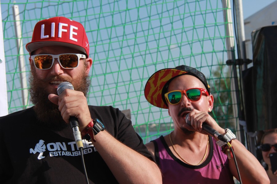 Mc Fitti – "30° Grad"-Party live. – MC Fitti und Vokalmatador.