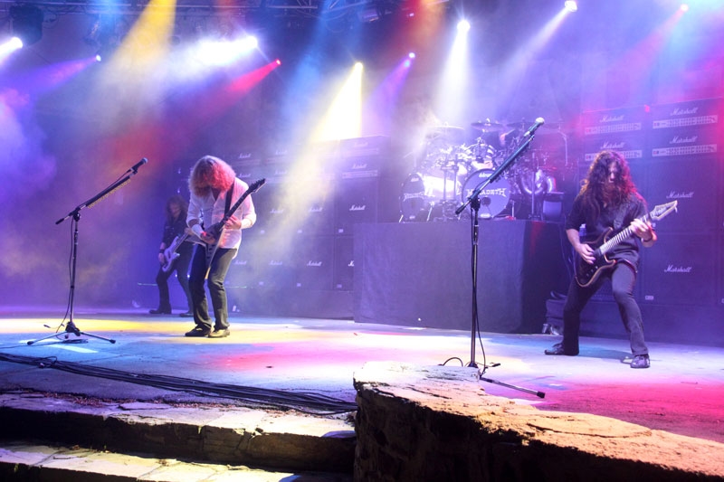 Mehr als Flüstern war nicht drin. – Megadeth