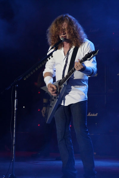 Mehr als Flüstern war nicht drin. – Megadeth