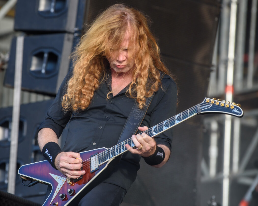 Megadeth – Als Dave Mustaine und Co. die Bühne betreten, geht Wacken steil. – Dave Mustaine.