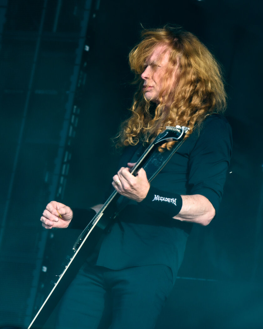Megadeth – Als Dave Mustaine und Co. die Bühne betreten, geht Wacken steil. – Dave Mustaine.