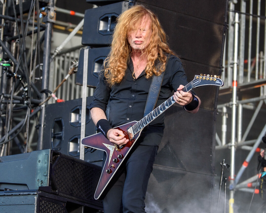 Megadeth – Als Dave Mustaine und Co. die Bühne betreten, geht Wacken steil. – Dave Mustaine.