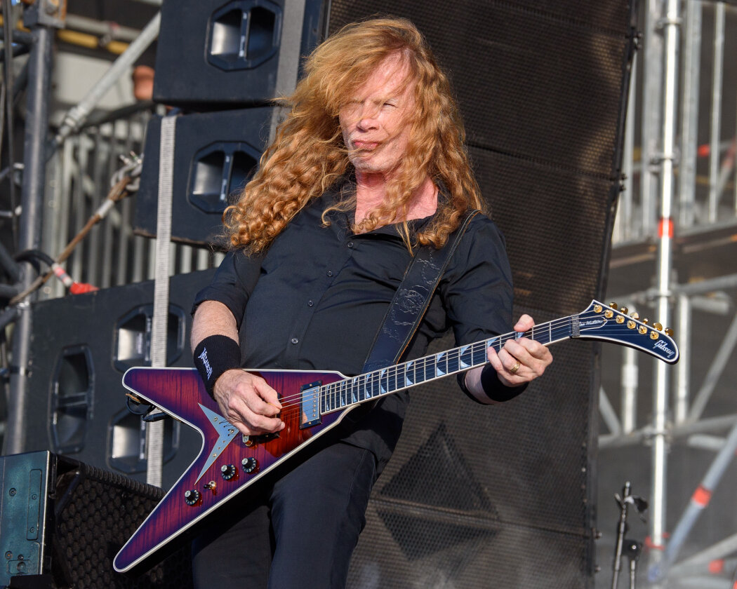 Megadeth – Als Dave Mustaine und Co. die Bühne betreten, geht Wacken steil. – Dave Mustaine.
