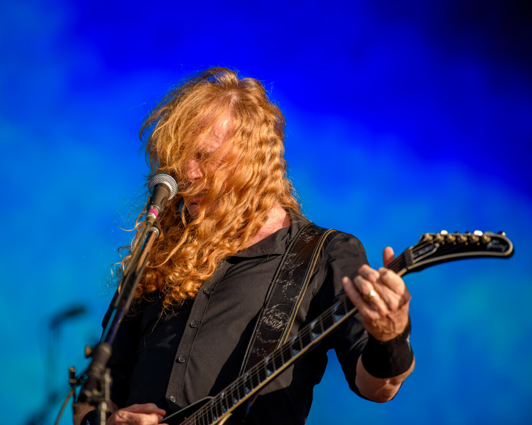 Megadeth – Als Dave Mustaine und Co. die Bühne betreten, geht Wacken steil. – Dave Mustaine.
