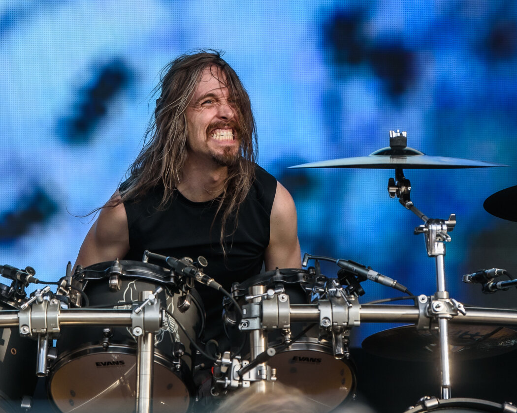 Megadeth – Als Dave Mustaine und Co. die Bühne betreten, geht Wacken steil. – Dirk Verbeuren.