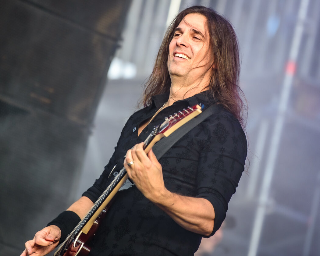Megadeth – Als Dave Mustaine und Co. die Bühne betreten, geht Wacken steil. – Kiko Loureiro.
