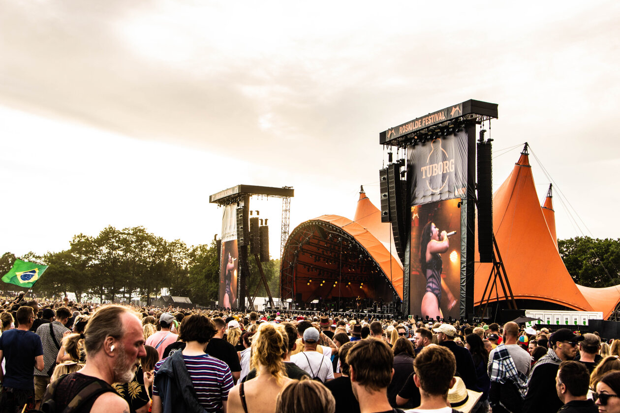 Megan Thee Stallion als Co-Headliner beim 50. Roskilde Festival. – Megan The Stallion auf der Orange Stage.