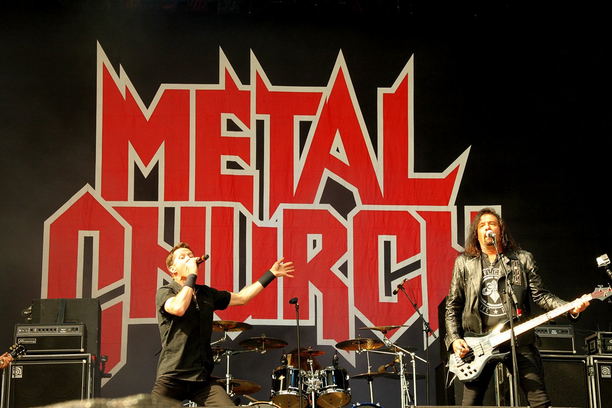 Die Amis waren in bestechend guter Form. – Metal Church.