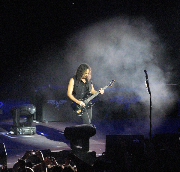 Metallica live beim Fan-Gig für "Death Magnetic" – 17.000 begeisterte Fans.