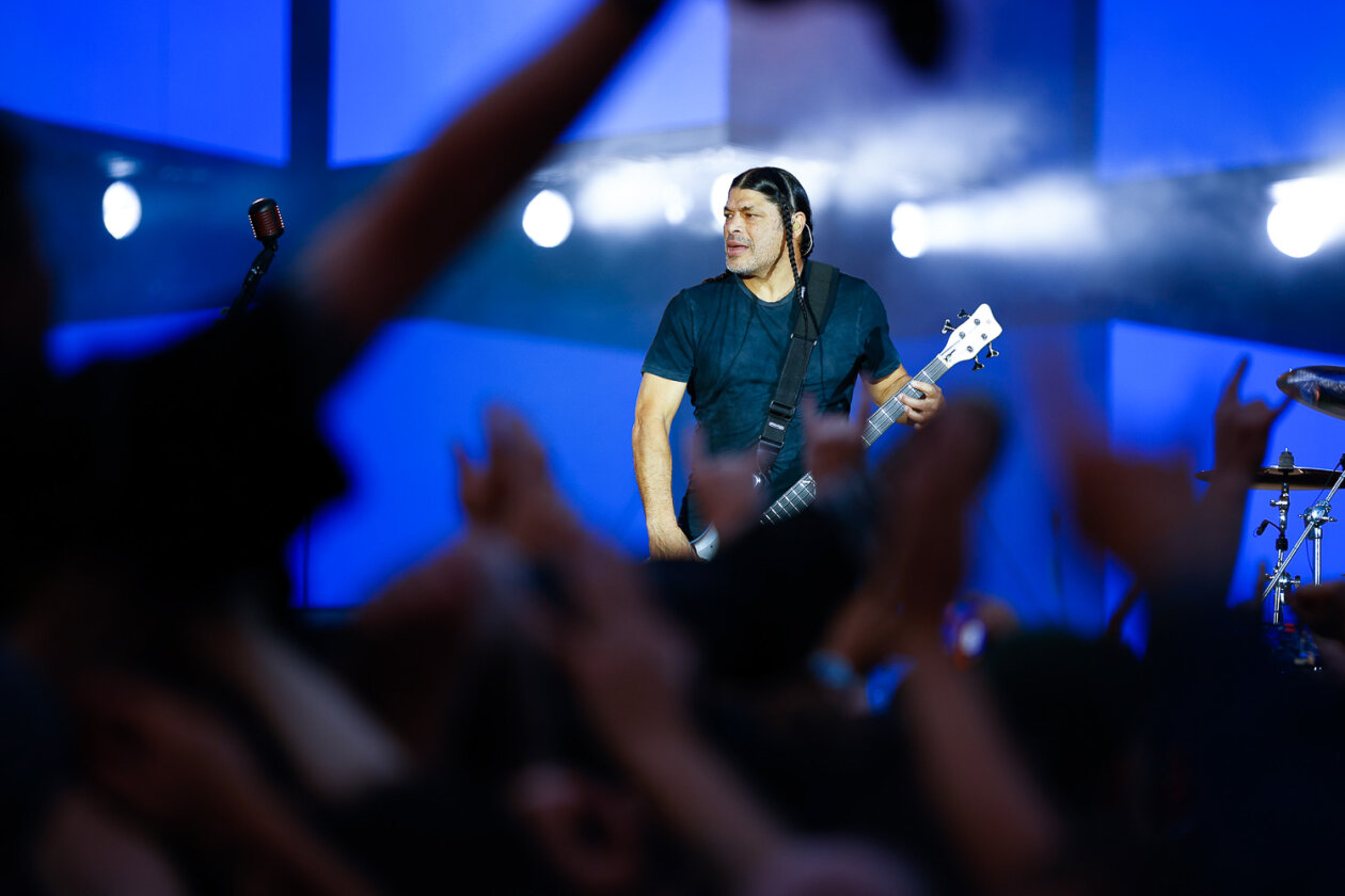 Metallica – James Hetfield und Co. bei der Download-Premiere am Hockenheimring. – Robert Trujillo.