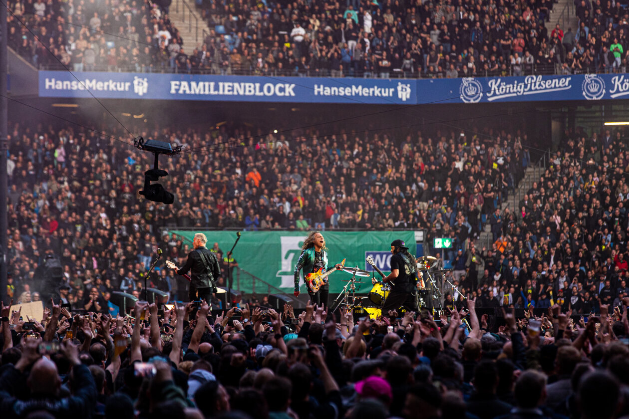In diesem Jahr nur zwei Konzerte in Deutschland: die berühmteste Metal-Band der Welt live. – Metallica.