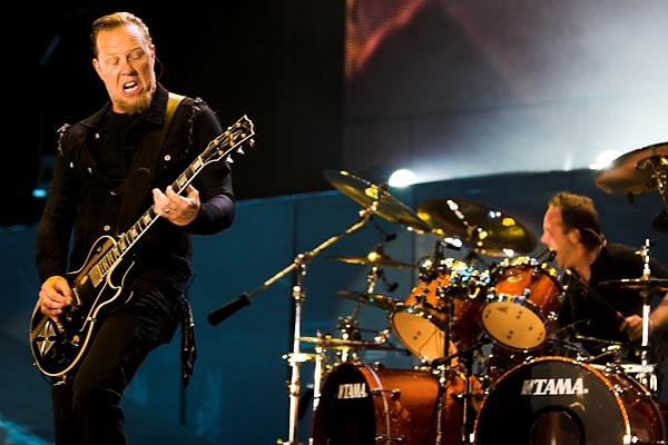 Metallica als Headliner bei Rock am Ring 2008. – 