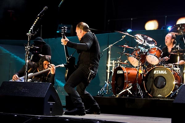 Metallica als Headliner bei Rock am Ring 2008. – 