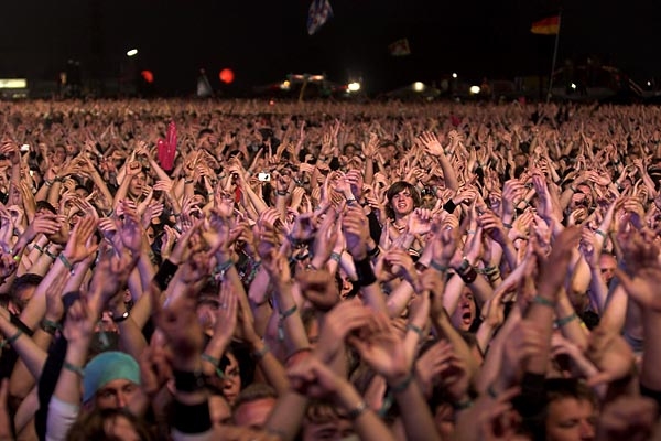 Metallica als Headliner bei Rock am Ring 2008. – 