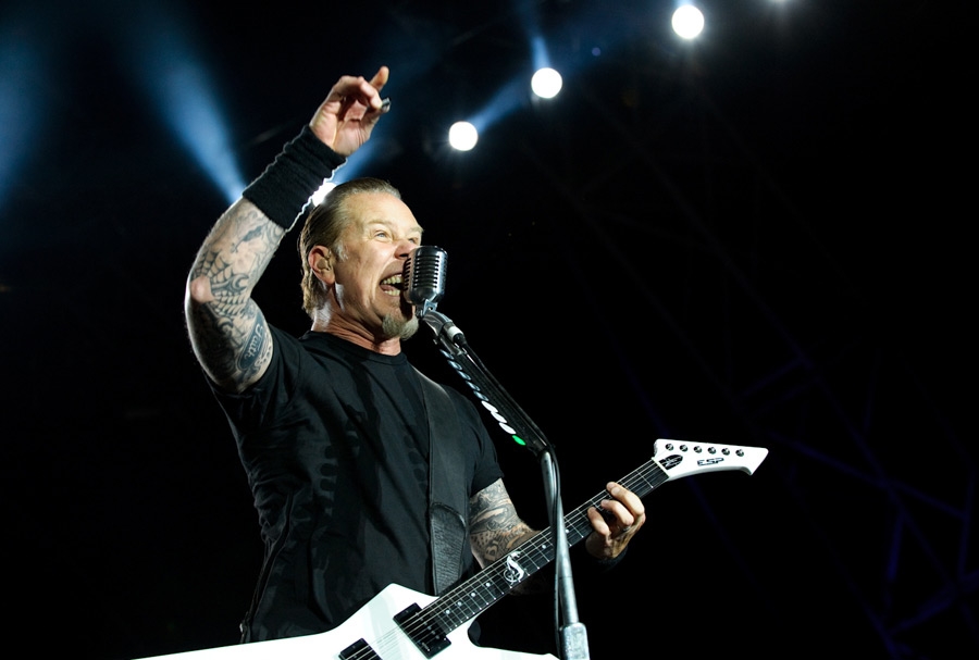 Mit den Big Four im französischen Amneville. – Metallica.
