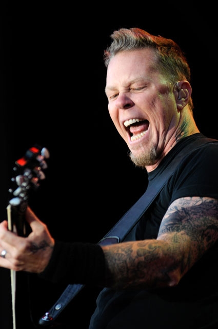 Metallica in Jonschwil 2010. – James Hetfield.