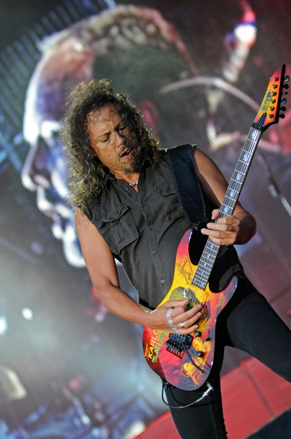 Metallica in Jonschwil 2010. – Kirk Hammett.