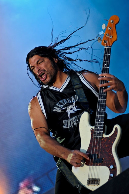 Metallica in Jonschwil 2010. – Robert Trujillo.