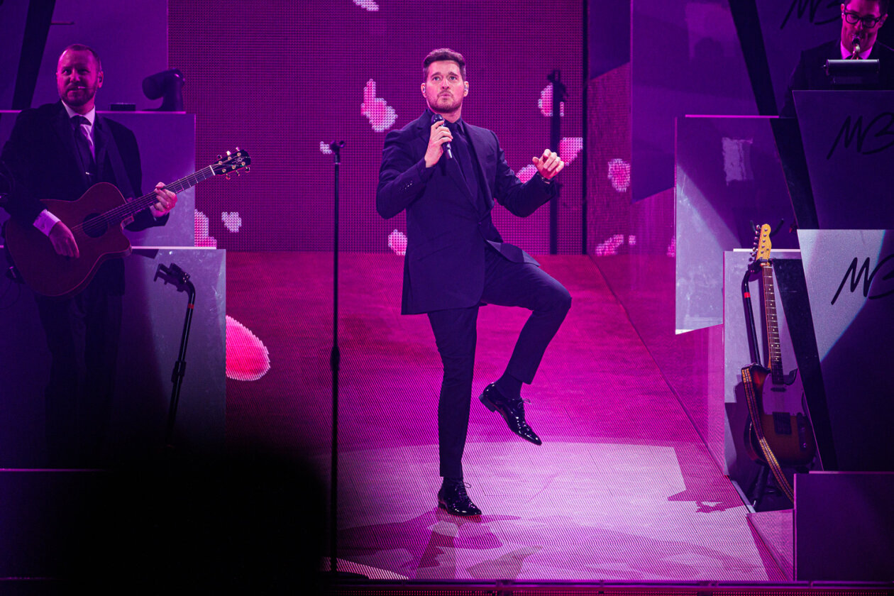 Der kanadische Grammy-Gewinner auf Tour mit seinem aktuellen Album "Higher". – Michael Bublé.
