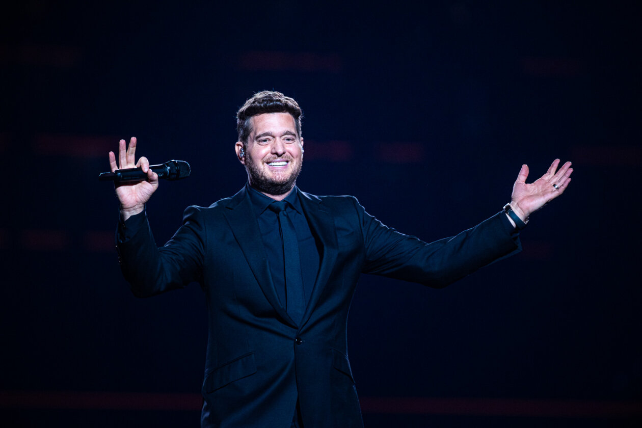 Der kanadische Grammy-Gewinner auf Tour mit seinem aktuellen Album "Higher". – Michael Bublé.