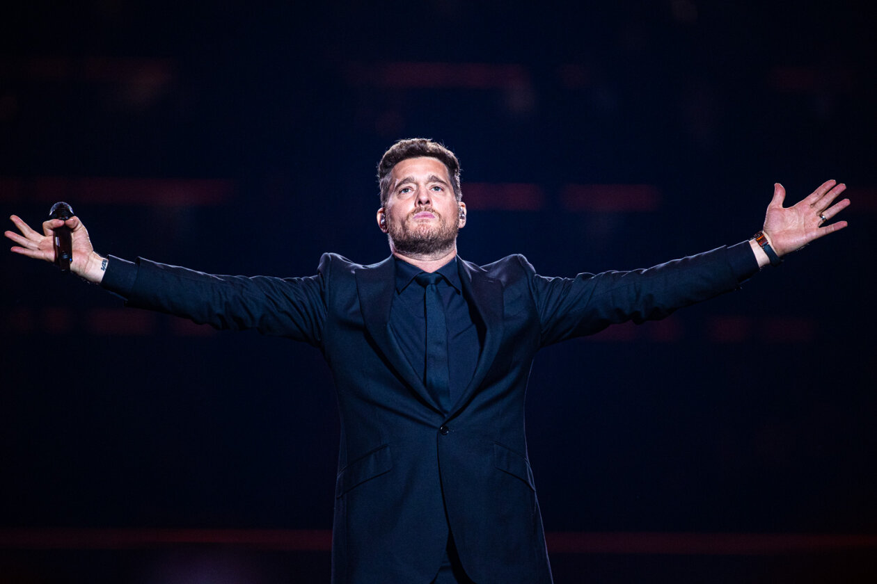 Der kanadische Grammy-Gewinner auf Tour mit seinem aktuellen Album "Higher". – Michael Bublé.