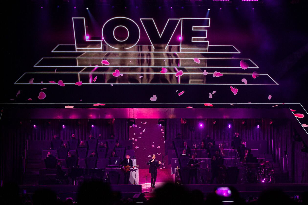 Der kanadische Grammy-Gewinner auf Tour mit seinem aktuellen Album "Higher". – Michael Bublé.